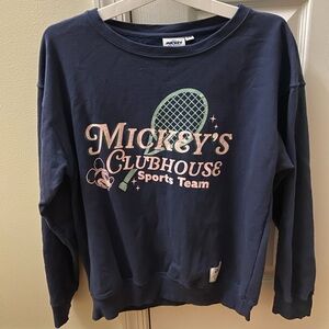 Disney Mickey Mouse Clubhouse Sports Team tennis crewneck sweatshirt